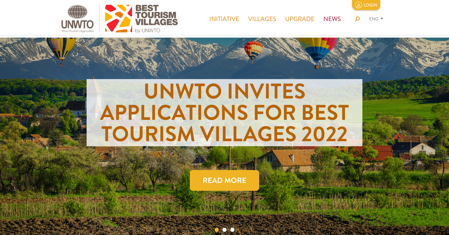 Se abre una nueva convocatoria del Best Tourism Villages para 2022