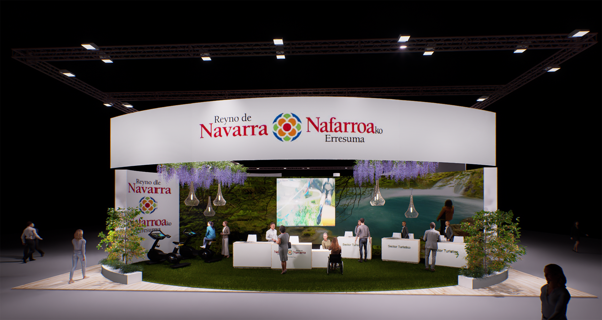 500 metros cuadrados para el stand de Navarra