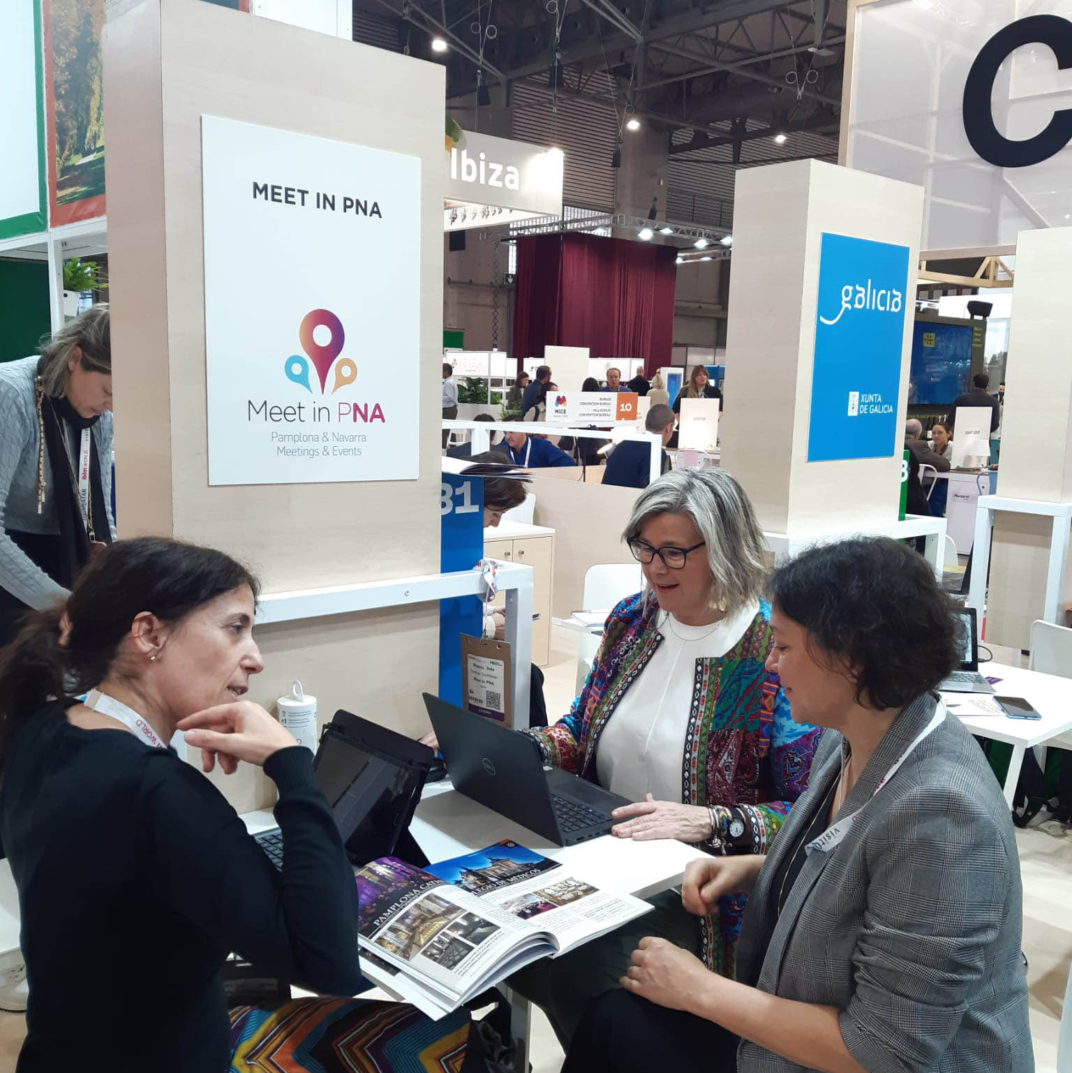 La oferta de Pamplona/Navarra presente en la cita anual de IBTM World en Barcelona, líder en la industria de reuniones, conferencias y eventos