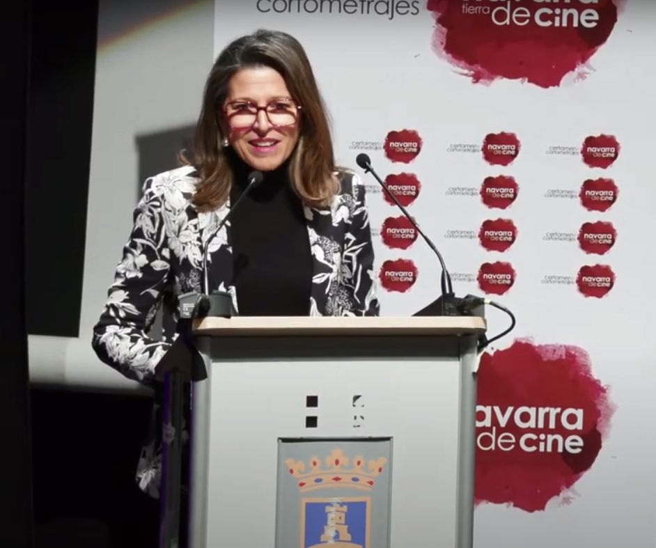 Gala de entrega de premios de la undécima edición del certamen de cortometrajes “Navarra, Tierra de Cine” en la localidad ribera de Peralta