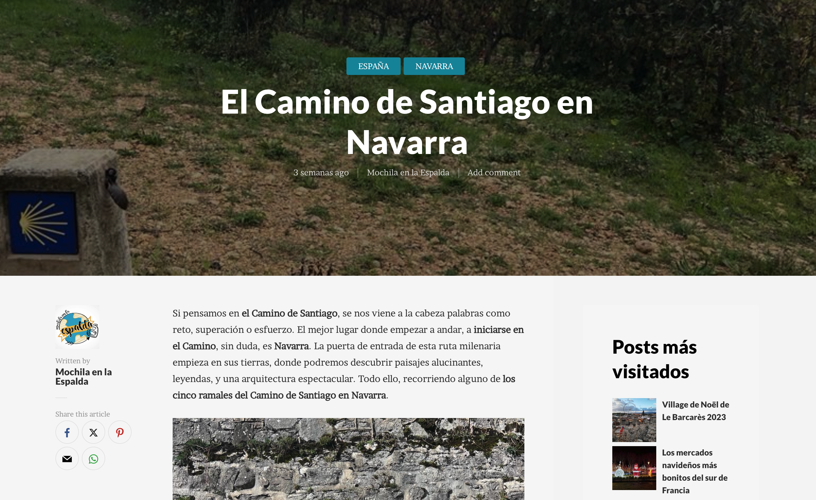 El blogtrip sobre los 5 Caminos de Santiago reporta un retorno en impactos de audiencia valorados en más de 70.000 €